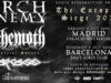 ARCH ENEMY - La gira 'The European Siege': El 8 de octubre, Madrid y 9 de octubre, Barcelona.