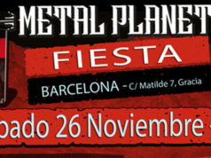 FIESTA METAL PLANET en BARCELONA. Con sorteo de 20 CAMISETAS y Libros, el sábado 26 de noviembre.