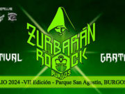 Distribución de bandas por día, de la 7ª edición del festival gratuito ZURBARAN ROCK BURGOS