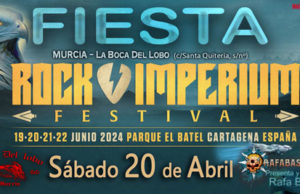 FIESTA RAFABASA de ROCK IMPERIUM en Murcia el sábado 20 de abril y Vitoria el 4 de mayo