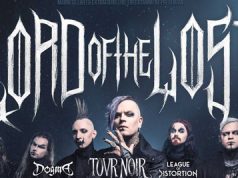 Horarios para los conciertos de LORD OF THE LOST. Escucha el disco de VOMITORY. Single de HARDLINE.