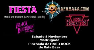 FIESTA Hard Rock/RafaBasa en LEON, tras LION ROCK FEST la madrugada del 8 de Noviembre