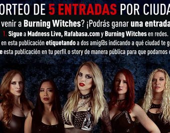 ¿Quieres asistir a BURNING WITCHES + HAMMER KING en nuestro país y hacerlo por la cara?