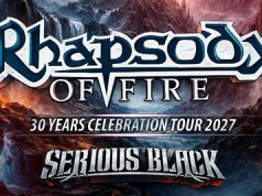 RHAPSODY OF FIRE + SERIOUS BLACK en Enero en Madrid y Barcelona