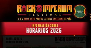 ROCK IMPERIUM FESTIVAL - Horarios