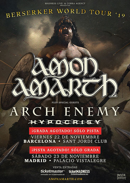 AMON AMARTH, ARCH ENEMY + HYPOCRISY