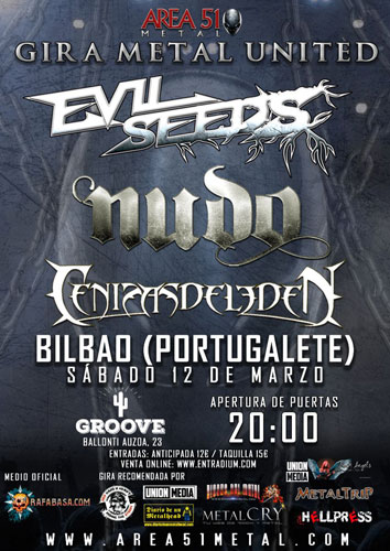 EVIL SEEDS + NUDO + CENIZAS DEL EDEN