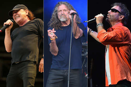 Brian Johnson, Robert Plant y Paul Rodgers
