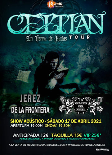 CELTIAN - Detalles de sus conciertos en Jerez de la Frontera y Sevilla