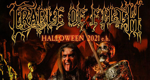 CRADLE OF FILTH anuncia un concierto especial de Halloween en Londres el 31 de octubre