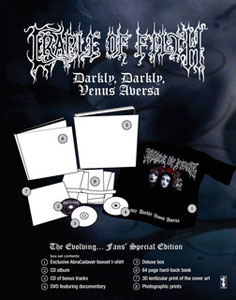 CRADLE OF FILTH - Darkly, Darkly, Venus Aversa