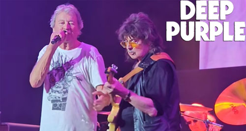 Ritchie Blackmore con DEEP PURPLE