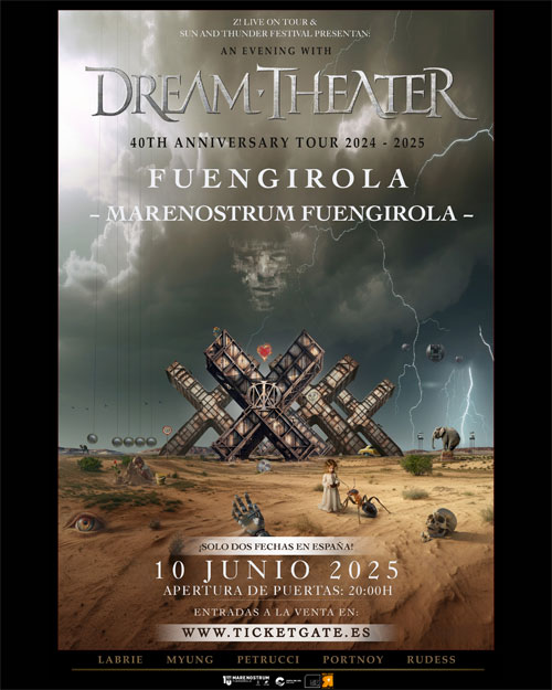 DREAM THEATER - Concierto único en MARENOSTRUM FUENGIROLA