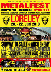 Metalfest Loreley 2013