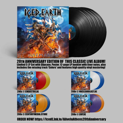 ICED EARTH - Alive in Athens