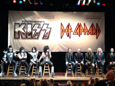  KISS y DEF LEPPARD 