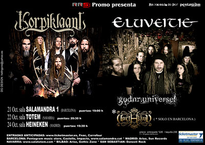 KORPIKLAANI + ELUVEITIE + GODR.UNIVERSE