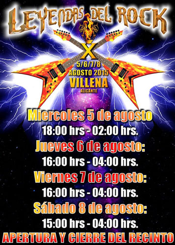 hORARIOS APERTURA Y CIERRE