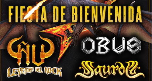 LEYENDAS DEL ROCK Fiesta Bienvenida