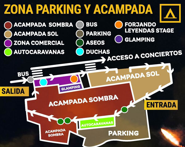 LEYENDAS DEL ROCK - Horarios, detalles, planos, destalles...