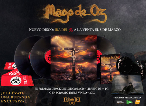 MAGO DE OZ anuncian nuevo álbum. Portada, video y detalles