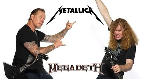 Hetfield y Mustaine