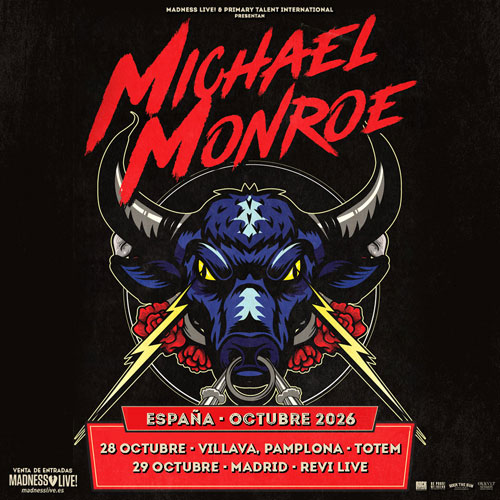 MICHAEL MONROE anuncia dos conciertos en Octubre 