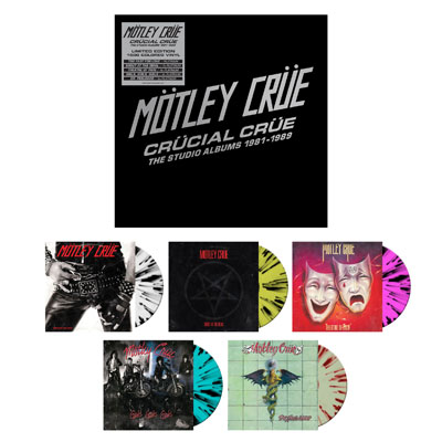 MÖTLEY CRÜE - Crücial Crüe: The Studio Albums 1981-1989