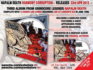 NAPALM DEATH - Harmony Corruption