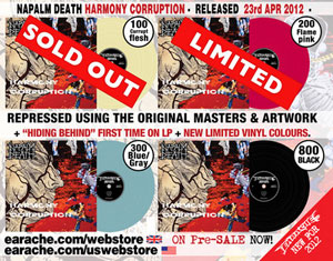 NAPALM DEATH - Harmony Corruption