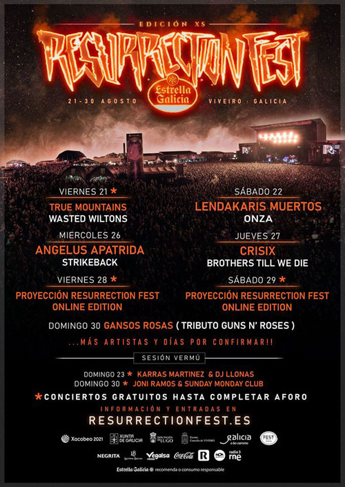RESURRECTION FEST ESTRELLA GALICIA XS