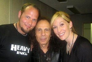 Ronnie James Dio,  Ripper Owens y su esposa