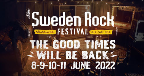 Sweden Rock Festival 2021 cancelado. Se aplaza a 2022.