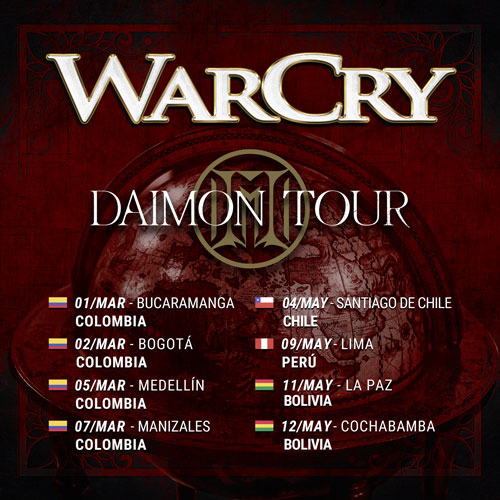 WARCRY gira 2024